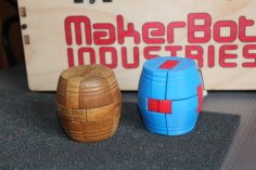 Barrel Puzzle 3D Printer Model