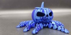 Articulated OctiPumpkin 3D Printer Model