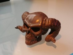 Demon Skull (updated V3) 3D Printer Model