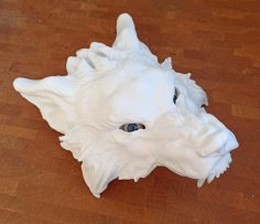 Wolf Mask (“adult”) – No Supports 3D Printer Model