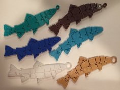 Articulated Fish 3D Printer Model