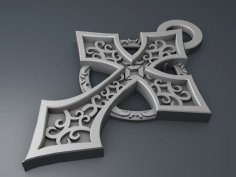 Celtic Cross Pendant 3D Printer Model