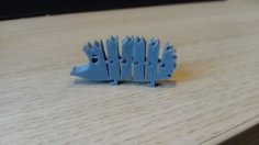 Flexi Hedgehog 3D Printer Model