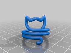 Cat Ring 3D Printer Model