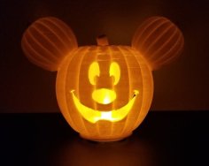 Mickey Pumpkin Main St. USA Tealight 3D Printer Model