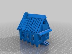 HO Scale Apple Shack 3D Printer Model