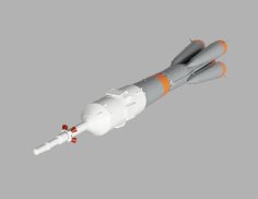 Soyuz-FG Rocket 3D Printer Model