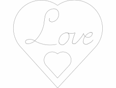 Love Sing Script dxf File