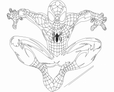 Spidey (Spider-Man) dxf File