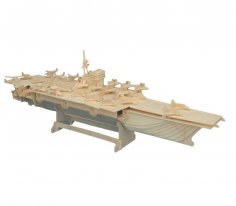 Laser Cut Battleship 3D Puzzle PDF File