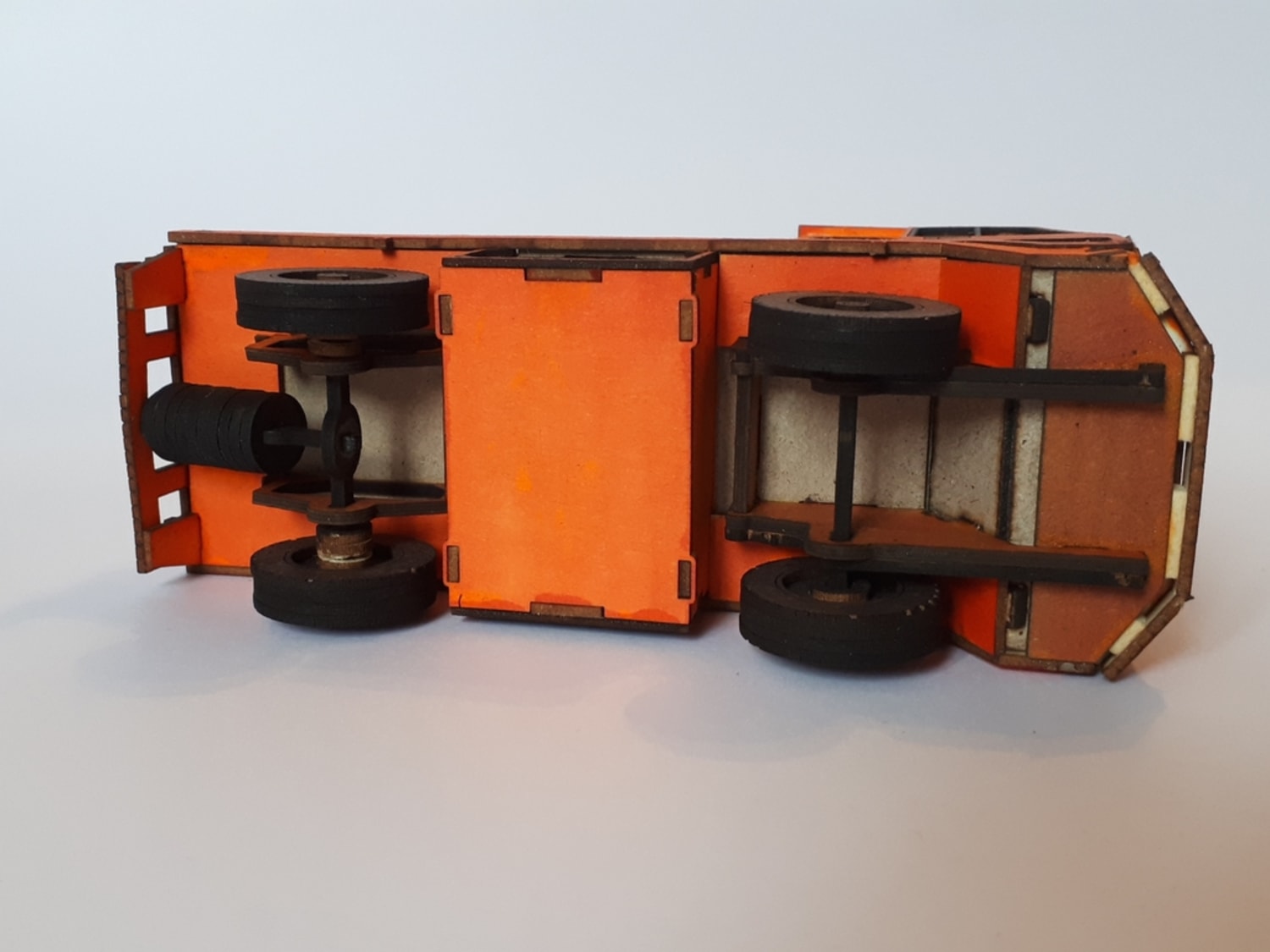 Laser Cut Electric Truck 3D Puzzle DXF File