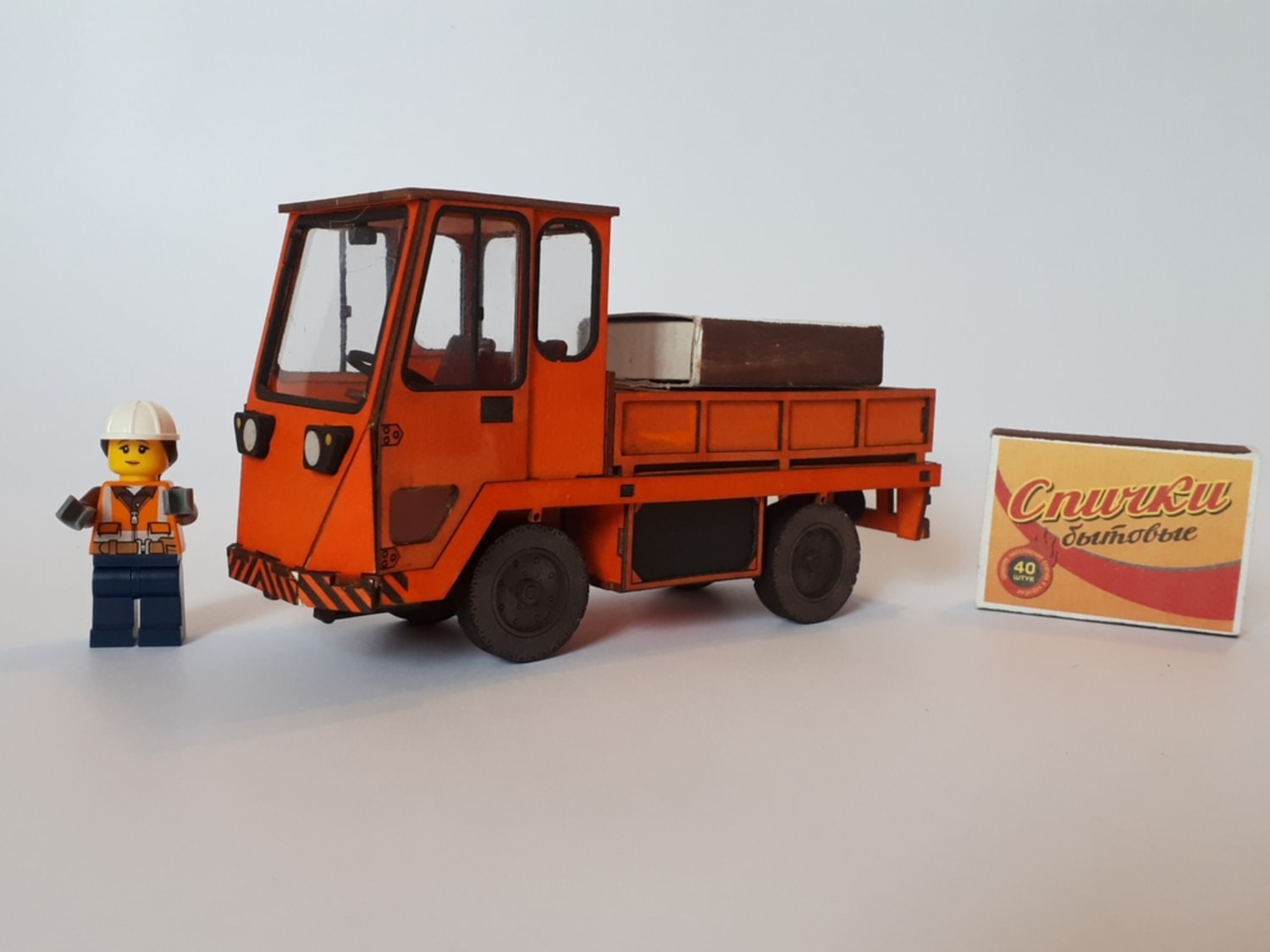 Laser Cut Electric Truck 3D Puzzle DXF File