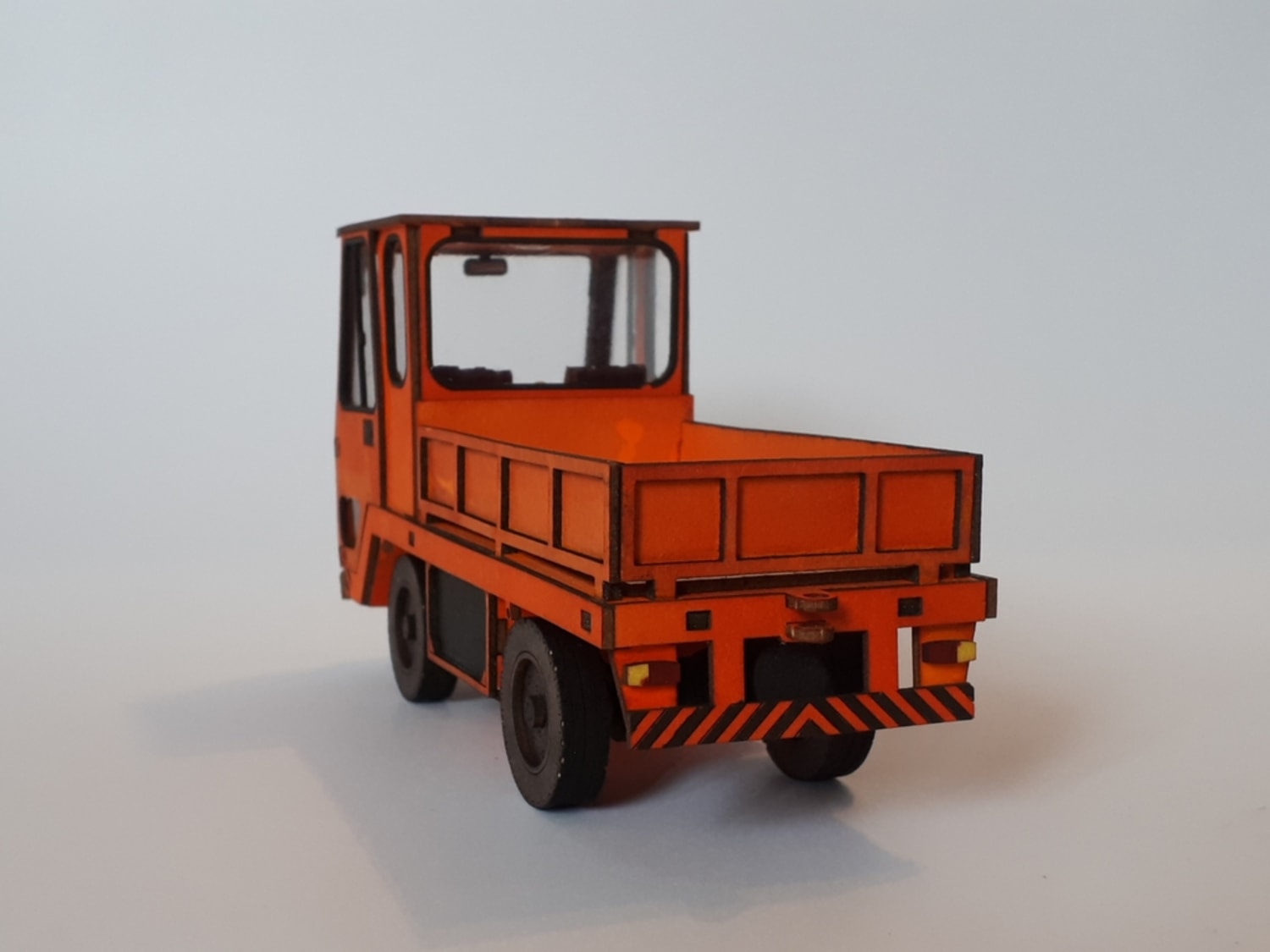 Laser Cut Electric Truck 3D Puzzle DXF File