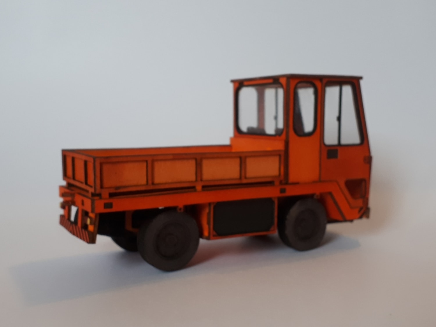 Laser Cut Electric Truck 3D Puzzle DXF File