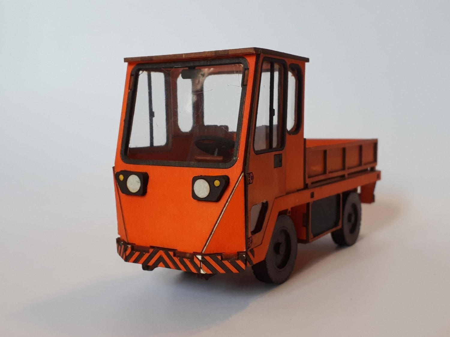 Laser Cut Electric Truck 3D Puzzle DXF File