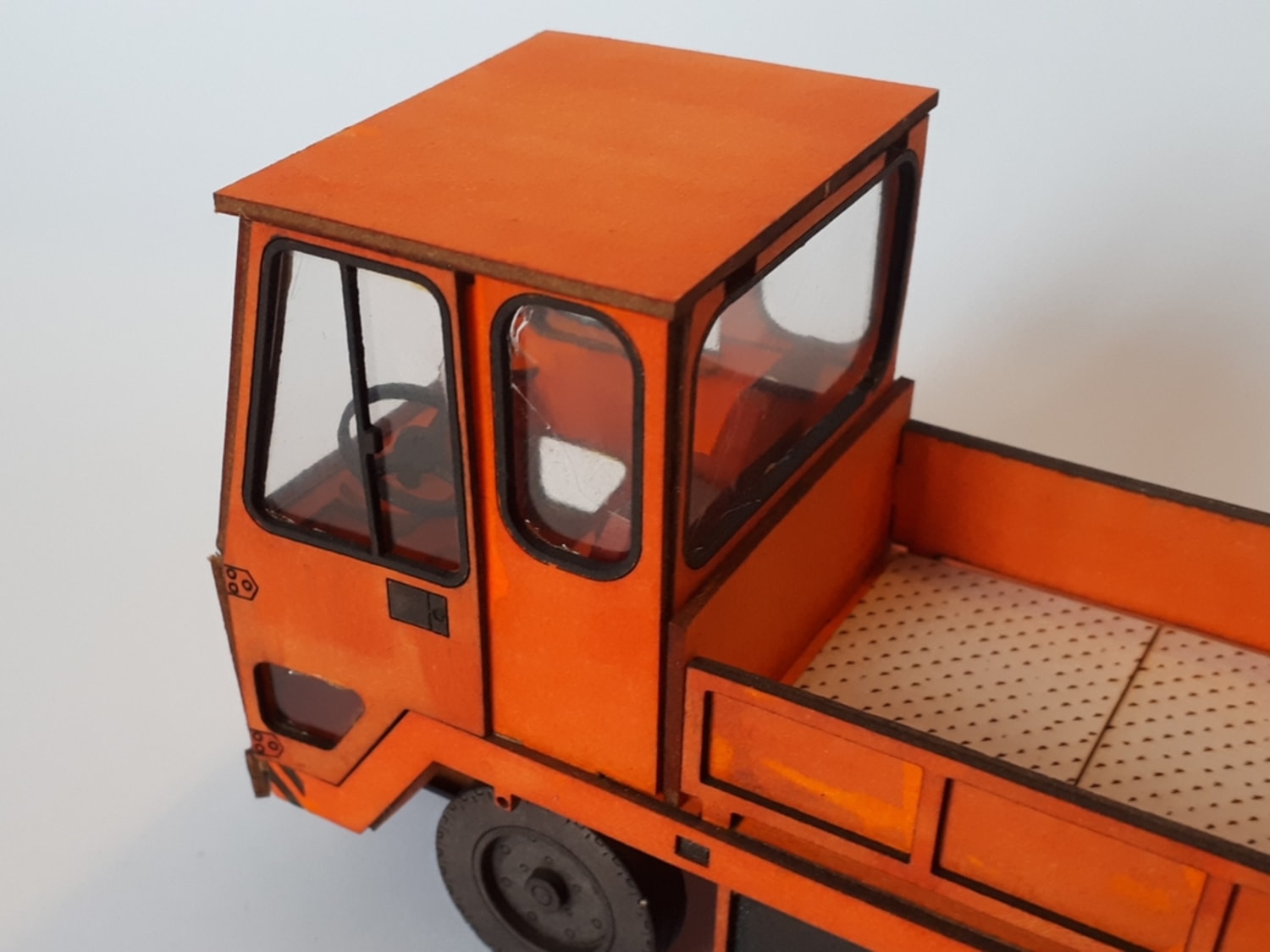 Laser Cut Electric Truck 3D Puzzle DXF File