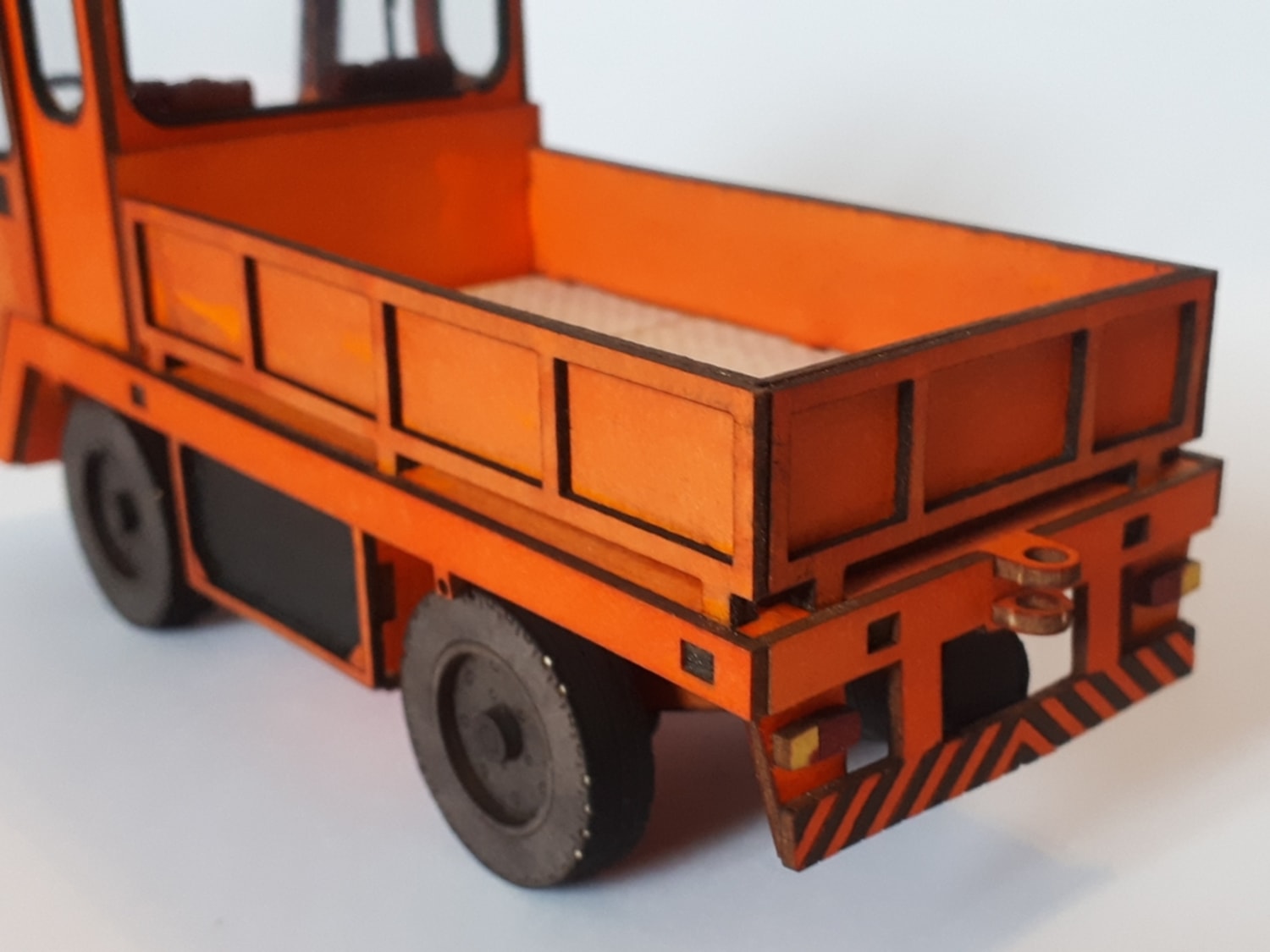 Laser Cut Electric Truck 3D Puzzle DXF File