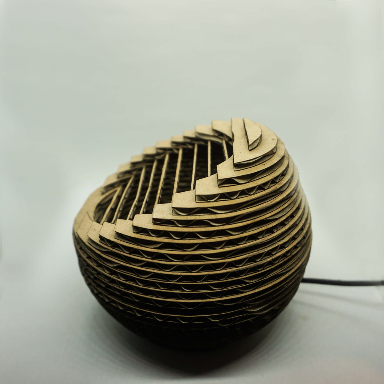 Laser Cut Cardboard Deskop Lamp SVG File