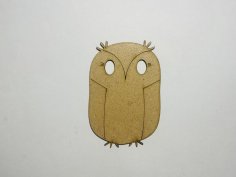 Laser Cut Owl Wooden Cutout Unfinished Craft Free Vector