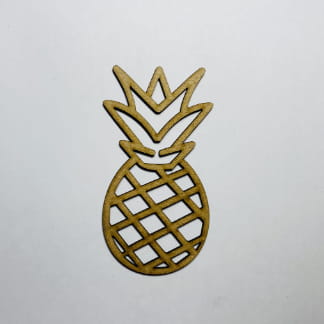 Laser Cut Pineapple Unfinished Wood Cutout Shape Free Vector