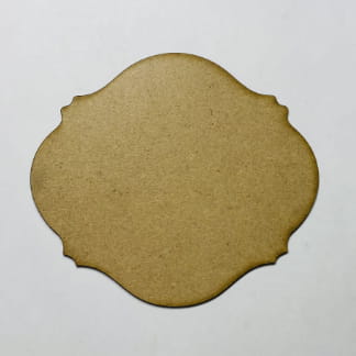 Laser Cut Unfinished Wood Plaque Blank Free Vector
