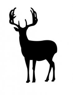 Deer Silhouette DXF File