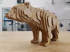 Laser Cut Bear PDF File