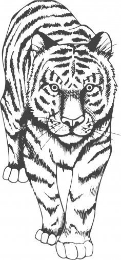 Stampa artistica di tigre
