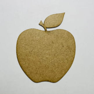 Laser Cut Wood Apple Unfinished Cutout Shape Free Vector