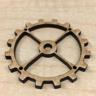 Laser Cut Decorative Steampunk Gear SVG File