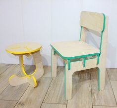 Мебель Детский табурет и стульчик для кормления