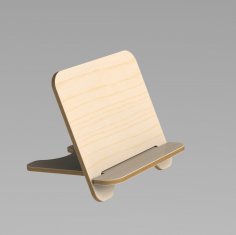Laser Cut Wooden Book Stand DXF File