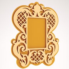 Laser Cut Wall Frame Home Decoration DXF File