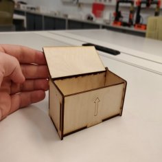 Laser Cut Hinged Box