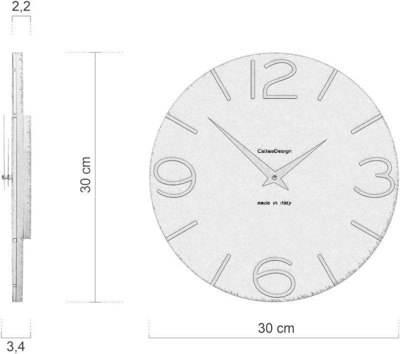 Laser Cut Creative Wall Clock