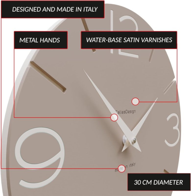 Laser Cut Creative Wall Clock