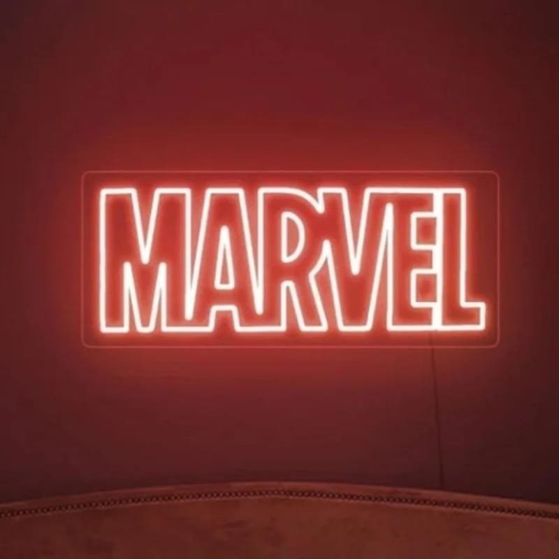 Laser Cut Marvel Neon Sign Marvel LED Neon Logo Light