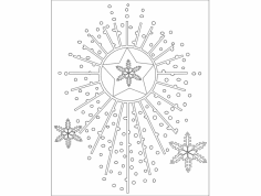 Festive Things 04 dxf file