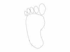 Foot print dxf File