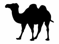 Wielblad (sylwetka wielbłąda) plik dxf