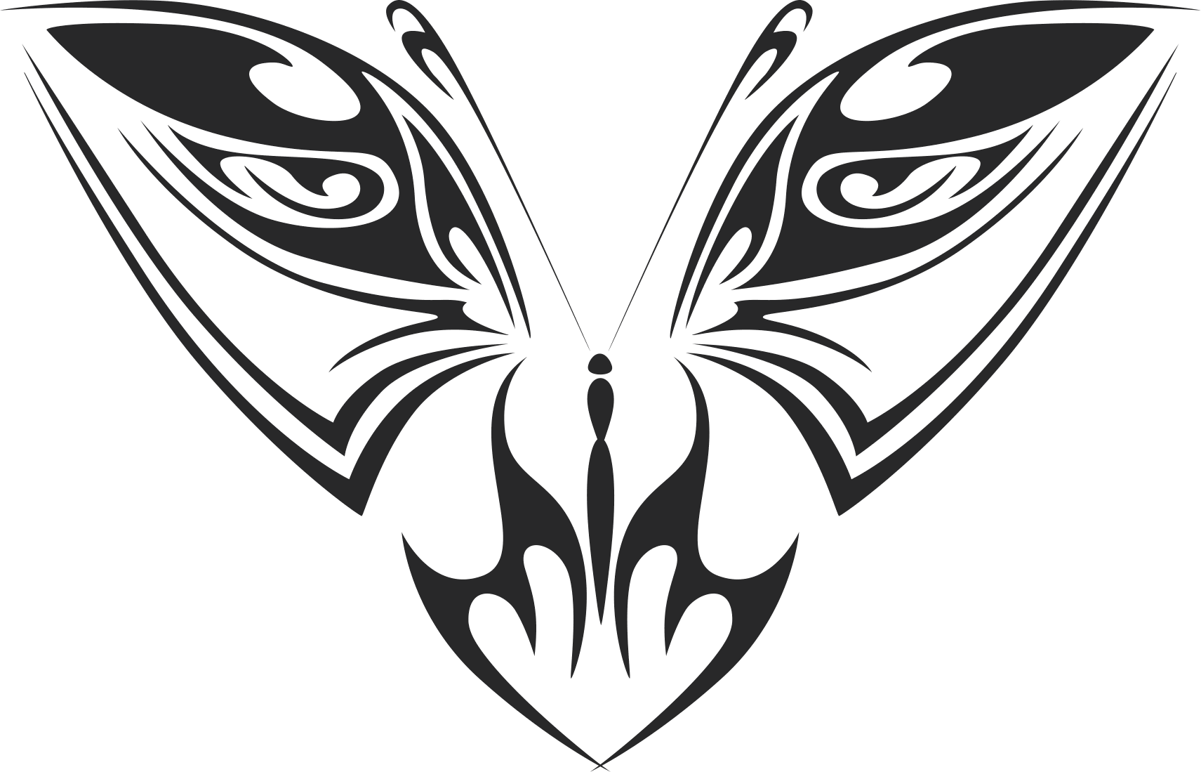 Free Free Free Tribal Butterfly Svg 273 SVG PNG EPS DXF File