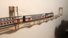 Laser Cut HO Scale Wall Mount Bridge