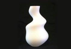 Irregular Spiral Vase 3D Printer Model