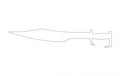 Tệp dxf Spartan Sword