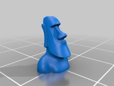 Moai Pot 3D Printer Model