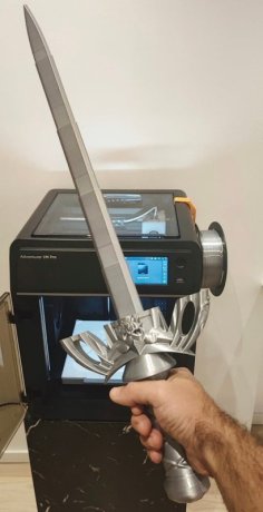 Collapsing Viking Sword – Print In Place 3D Printer Model