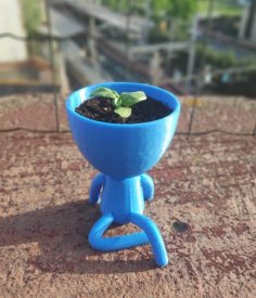 Chill Guy Plant Pot With Holes 3D Printer Model