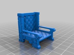 Throne With 25mm Seat 3D Printer Model