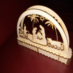 Laser Cut Krippe