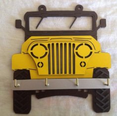 Jeep Key Holder Free Vector